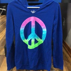 Peace sign justice sweatshirt/hoodie